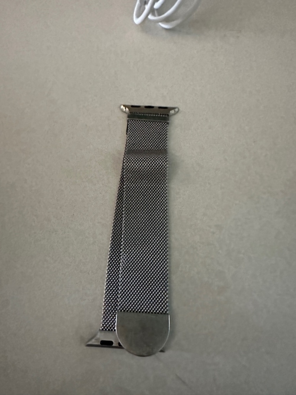 Stainless Steel Milanese Loop Watch Band - Silver